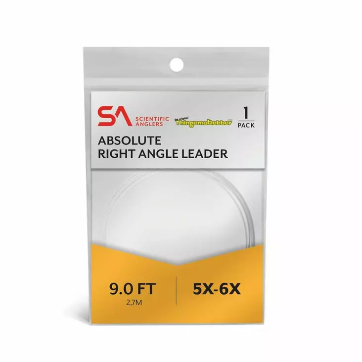 Scientific Anglers Absolute Right Angle leader 9' - Nylonkartioperukkeet - 840309140959 - 2