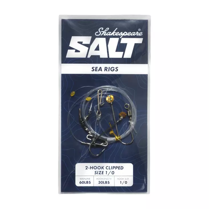 Shakespeare 2-Hook Clipped Size 2 - Valmiit meririgit - 043388131089 - 1