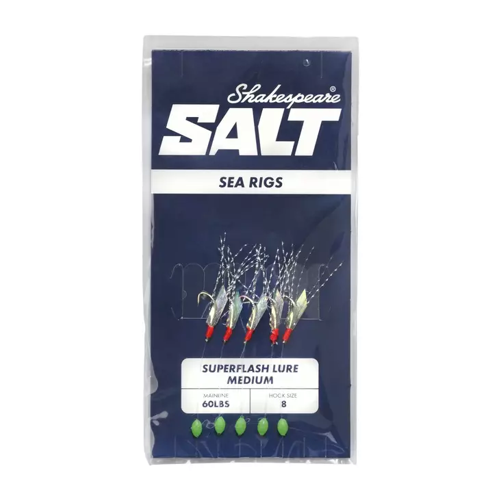 Shakespeare Superflash Lure Medium - Valmiit meririgit - 043388130709 - 1