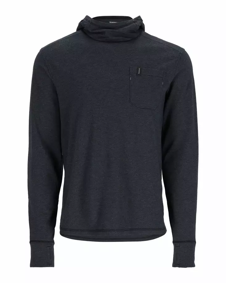 Simms Henry's Fork Hoody Black Heather - Hupparit - 694264625989 - 1