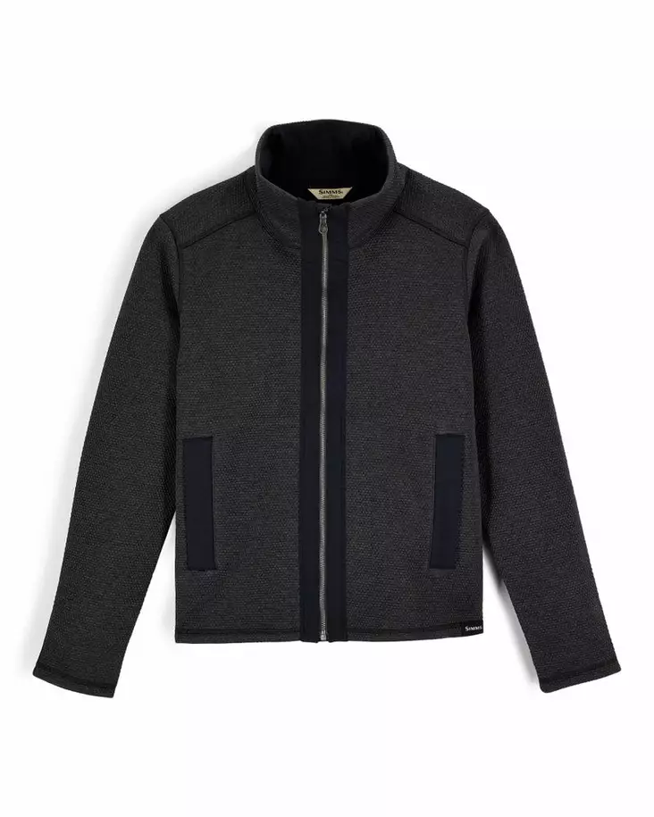 Simms Women's Harbor Fleece Black Heather - Fleecepaidat - 694264701249 - 2