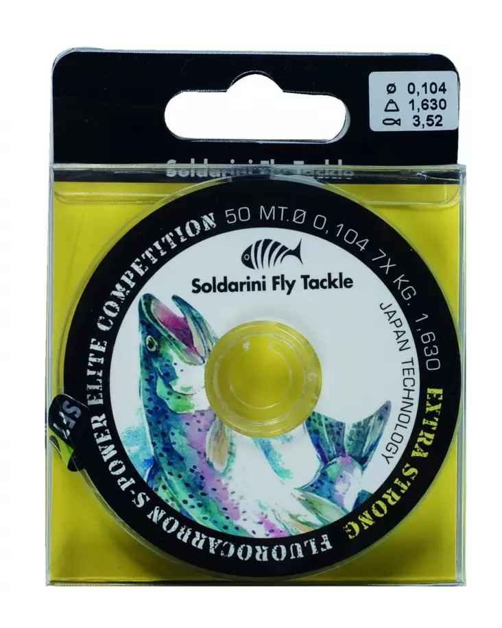 Soldarini Fluorocarbon 100% S-Power Elite Competition - Fluorocarbon-perukesiimat - 8059016751309 - 10