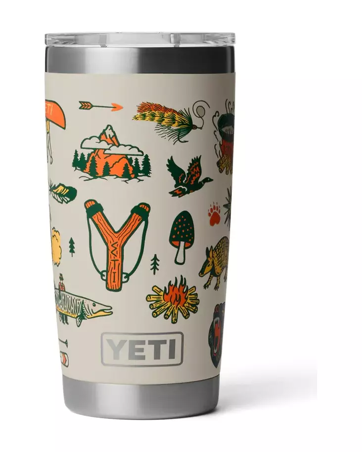RAMBLER 20 OZ TUMBLER  CAPE SUMMER CAMP - Termospullot ja -mukit - 888830659229 - 1