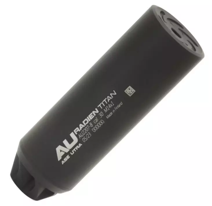 Ase Utra Radien Titan .30 Black - Metsästysvaimentajat.30 / 7,6mm - AU2207B - 1