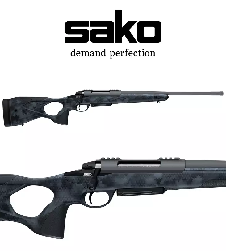 Sako S20 Hunter Cerakote Black Rock 6,5 Creedmoor - Kiväärit 6,5 Creedmoor - S00004665B - 1