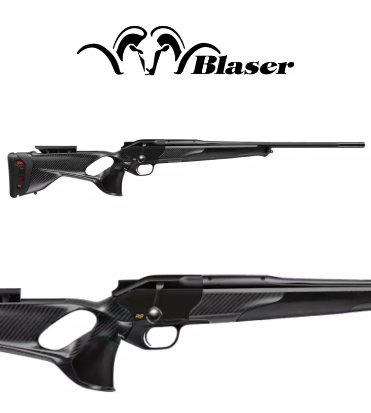 Blaser R8 Ultimate Carbon Adjustable ATZL DLC Fluted 6,5 PRC - Muut kiväärikaliiperit - 80500040ULC65PRC - 1