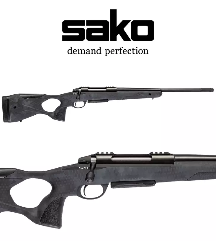 Sako S20 Hunter Black Rock 6,5 Creedmoor - Kiväärit 6,5 Creedmoor - S00004665C - 1