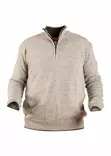 Nordhunt Runar Quarter Zip Savanne Melange - Metsästäjän paidat - 40451-SAV-L - 1