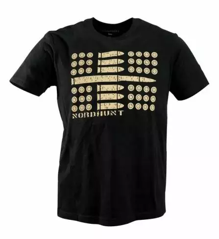 Nordhunt Ammo Flag T-Shirt Black - Metsästäjän paidat - 25204-B-2XL - 1