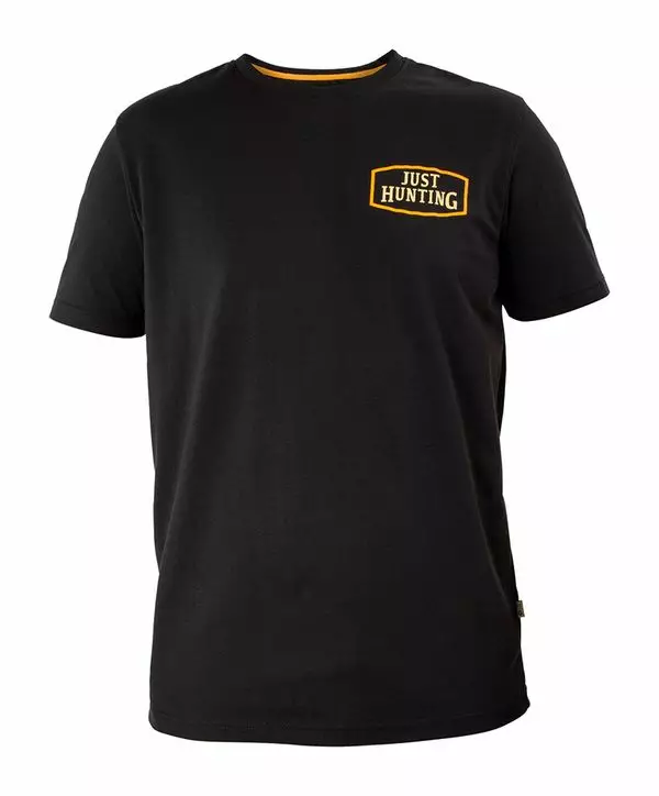 Nordhunt Just Hunting T-Shirt Black - Metsästäjän paidat - 26374-009-M - 2