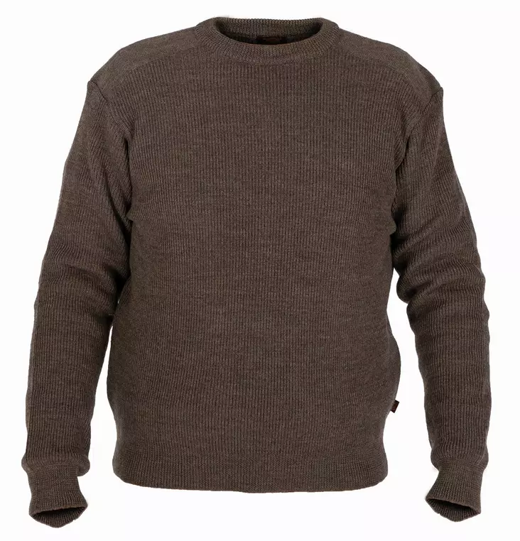 Nordhunt Oluf O-Neck Knit Brown - Metsästäjän paidat - 23450-B-M - 1