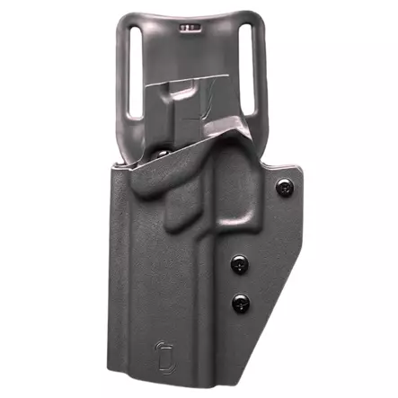 Panneltac OWB Mid-Drop Holster - Glock 17/19 Black - Glock - OM-G17-NL-BLKR - 2