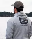 Grundens G Trout Hoodie Athl Heather - Hupparit - 50363033S - 3