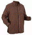Nordhunt Sermen Flannel Shirt Navy / Tobacco Check - Metsästäjän paidat - NH600224-259-S - 1