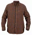 Nordhunt Sermen Flannel Shirt Navy / Tobacco Check - Metsästäjän paidat - NH600224-259-S - 2