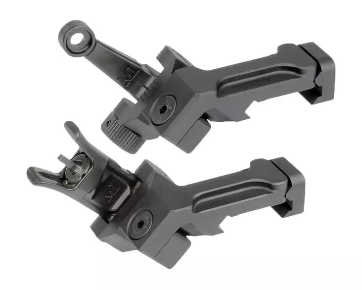 Midwest Ind. 45° Offset Sights Set - Rautatähtäimet kivääreille - MI-CRS-OSS - 1